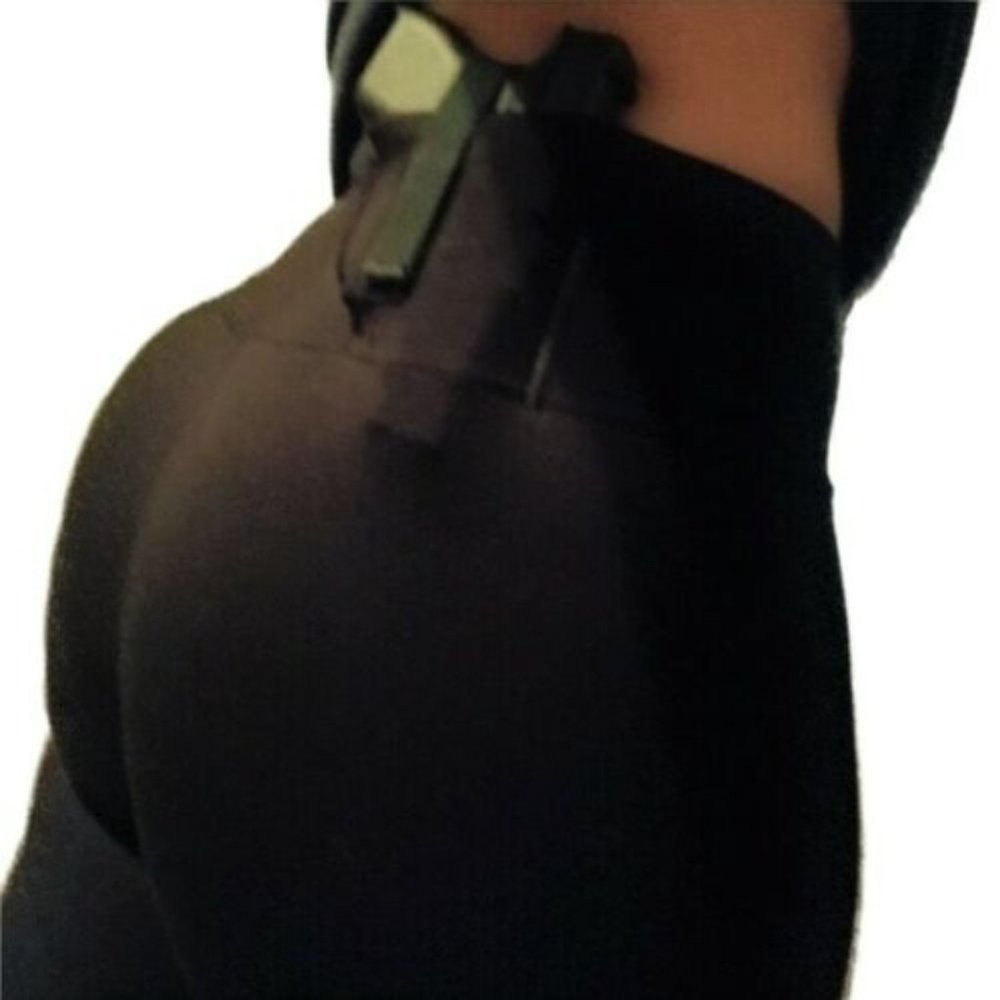 Concealed Carry 3/4 Leggings IWB Holster Kidney or Appendix, Left or Right Hand